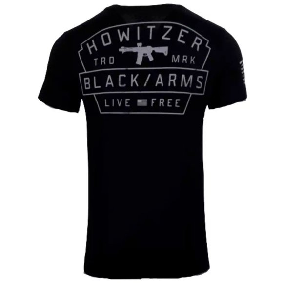 HOWITZER Clothing Men's T-Shirt S/S ARMS BADGE Tee - Picture 1 of 8